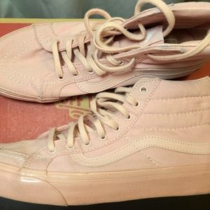 Vans Pink Sparkle Glitter SK8 Hi-Top Sneakers Skate Shoes